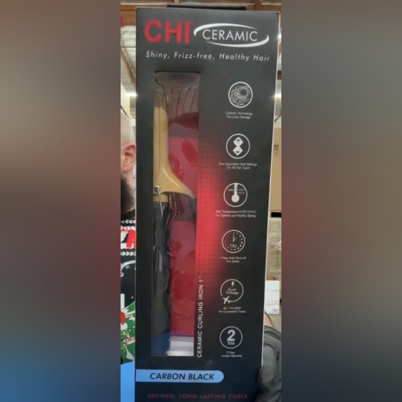 CHI Ceramic Curling Iron - Black